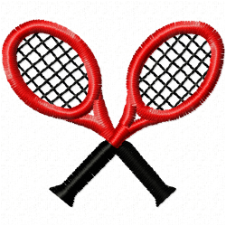 Tennis Embroidery Design 1 Tennis Embroidery Design 1